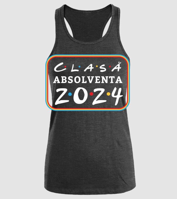 Clasă absolventă friends model negru pe tricou