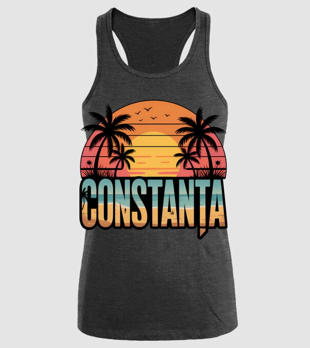 Constanța model negru pe tricou