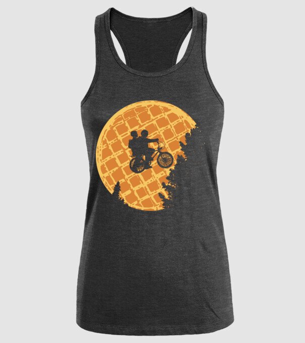 cookie moon stranger things model negru pe tricou