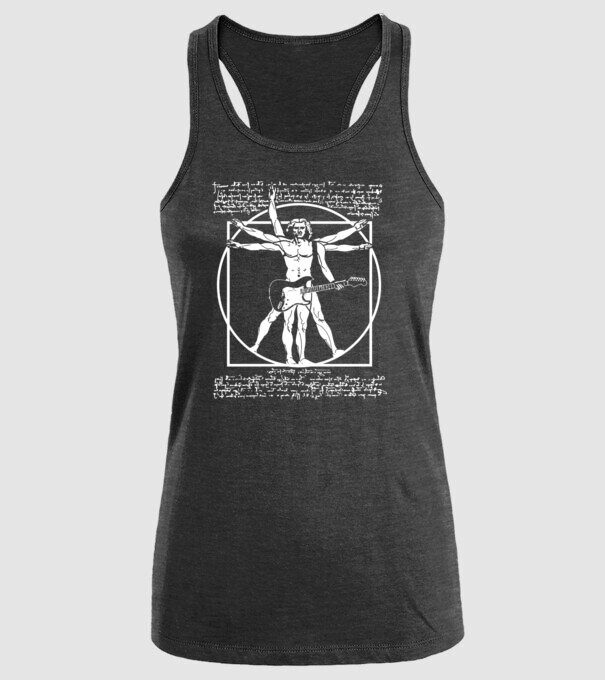 Da Vinci model negru pe tricou