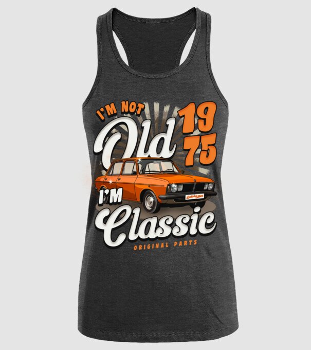 DACIA 1975 model negru pe tricou