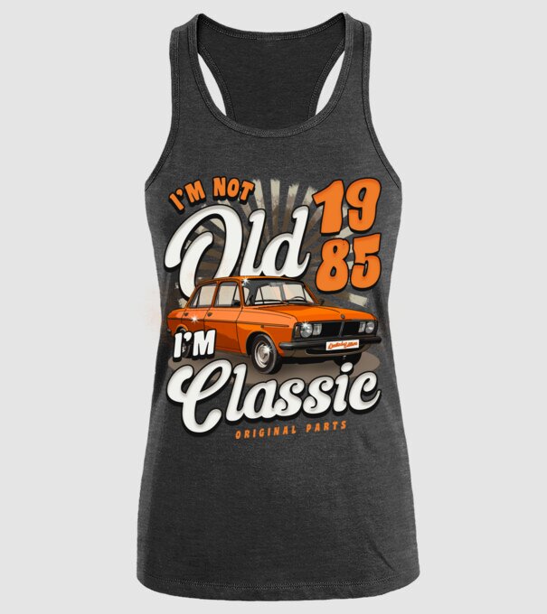 DACIA 1985 model negru pe tricou