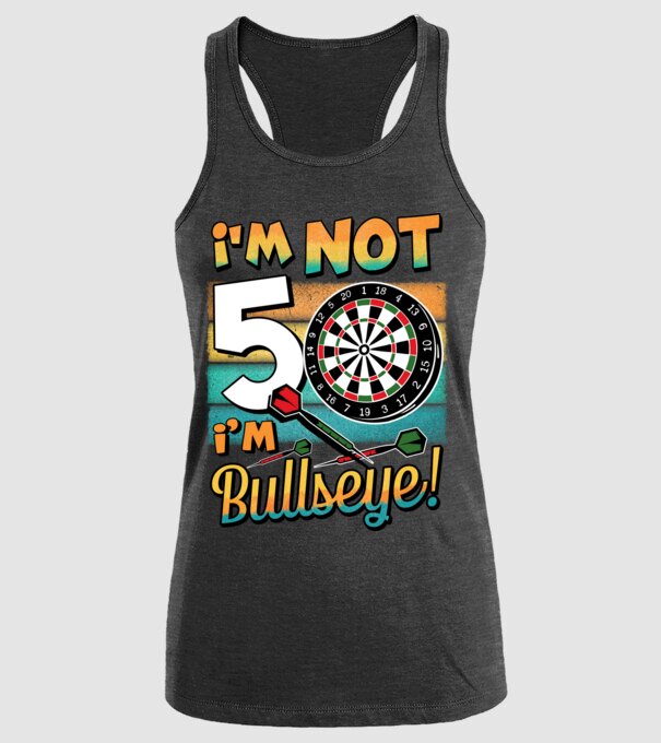 Darts Birthday 50 years old model negru pe tricou
