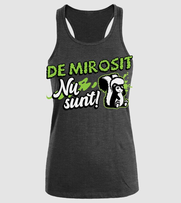 De mirosit nu sunt model negru pe tricou