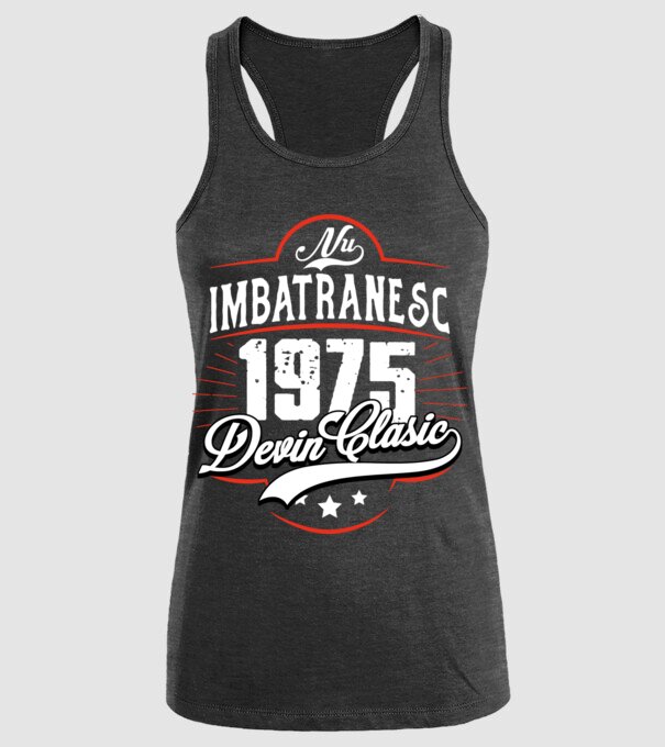 Devin Clasic - 1975 model negru pe tricou