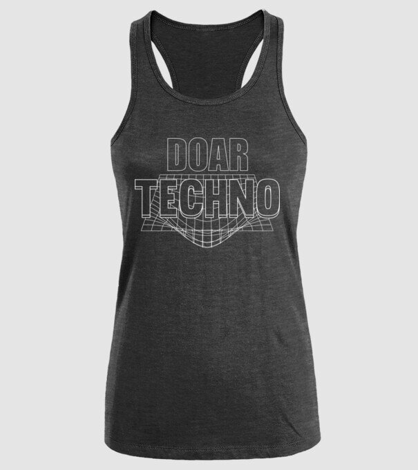 Doar techno model negru pe tricou