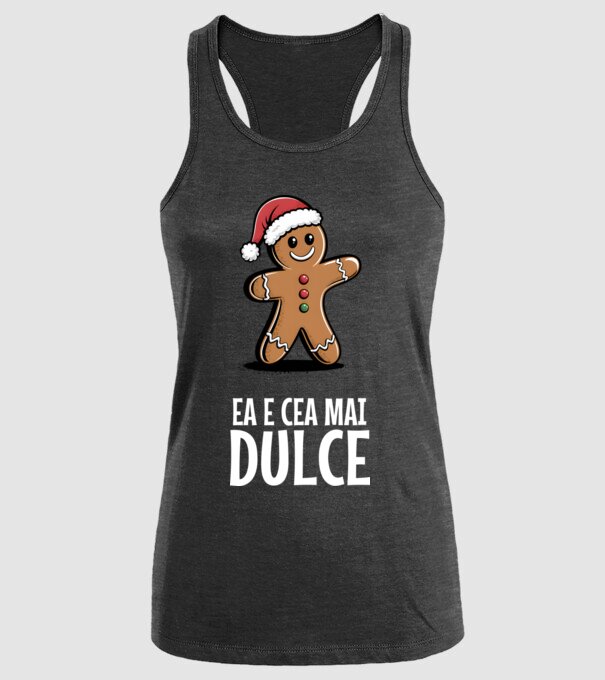 Ea e cea mai dulce Negru model negru pe tricou