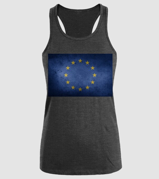 EU model negru pe tricou