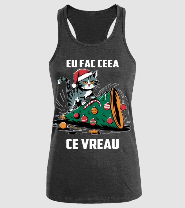 Eu fac ceea ce vreau Negru model negru pe tricou
