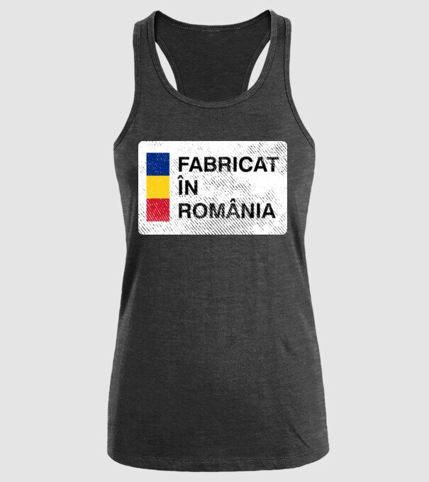 Fabricat în România model negru pe tricou