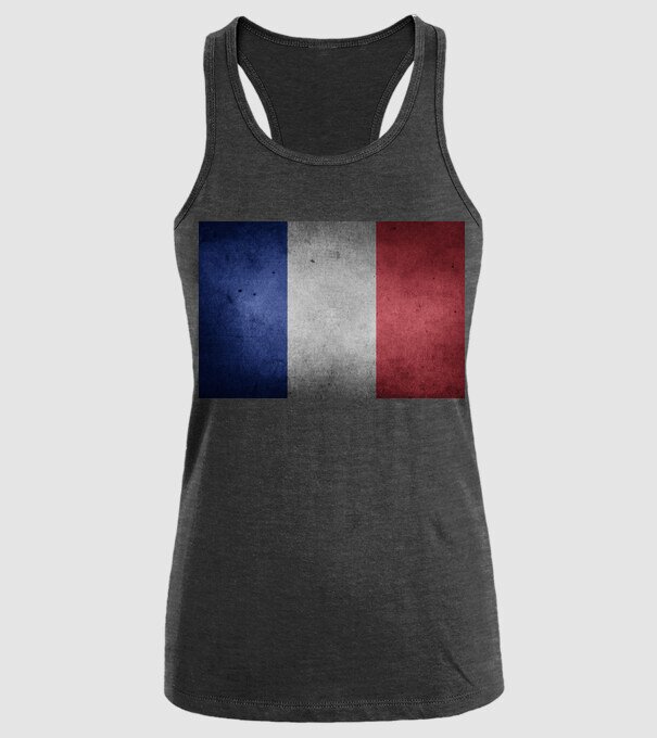 FRANCE model negru pe tricou