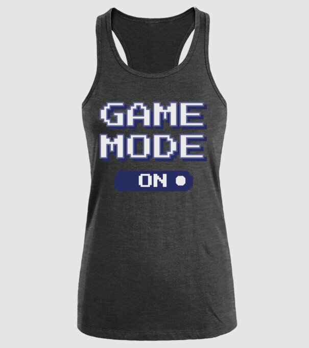 Gamer - Game mode on model negru pe tricou