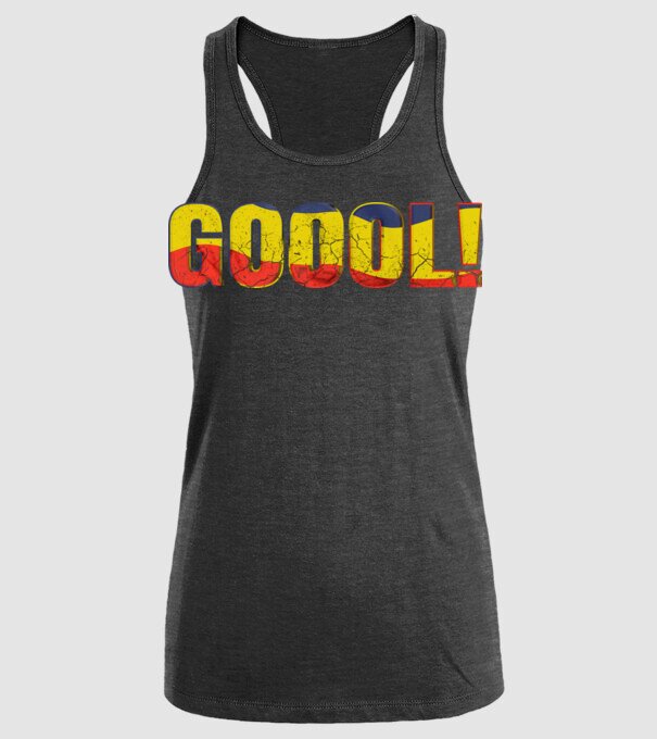 GOOOL model negru pe tricou