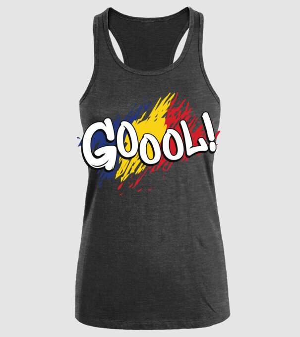 GOOOL model negru pe tricou