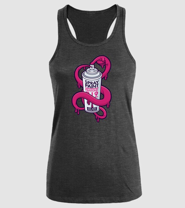 Graffiti model negru pe tricou