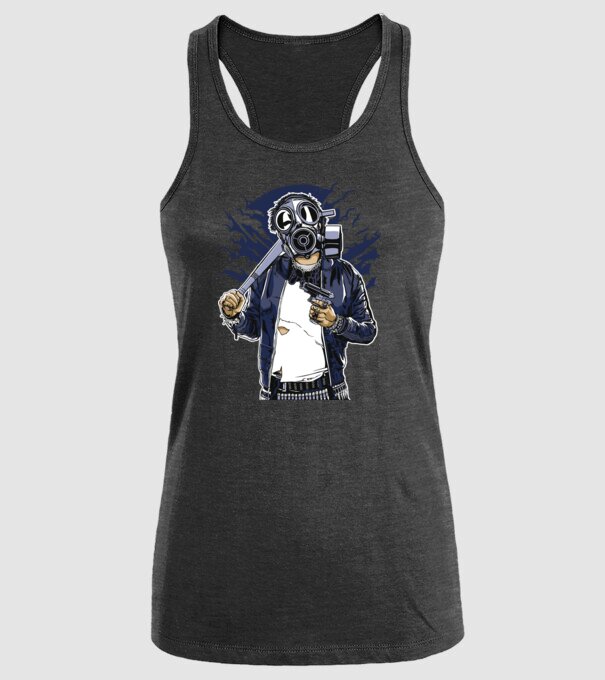 Graffiti model negru pe tricou