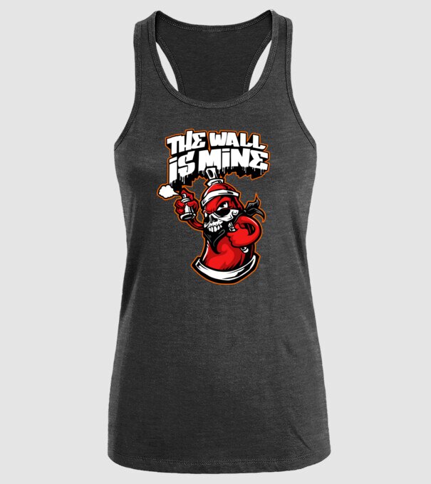 Graffiti model negru pe tricou