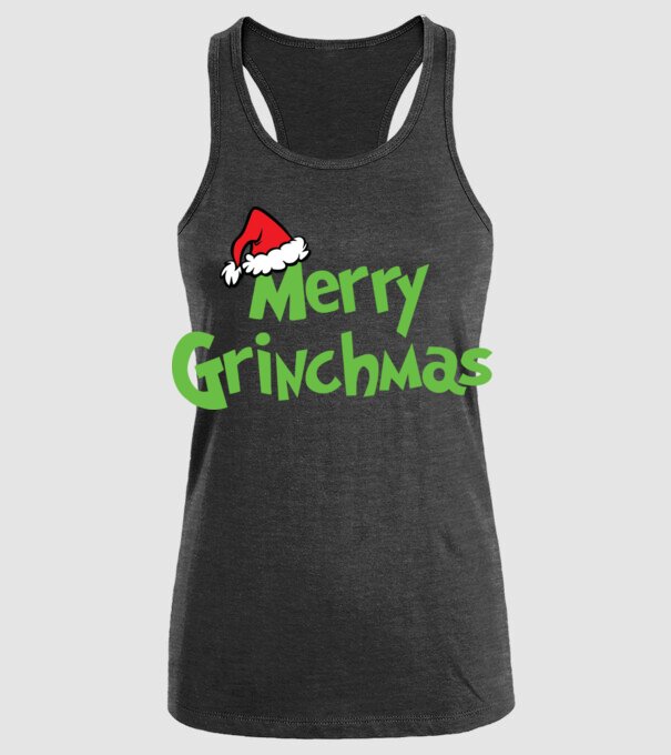 Grinchmas model negru pe tricou