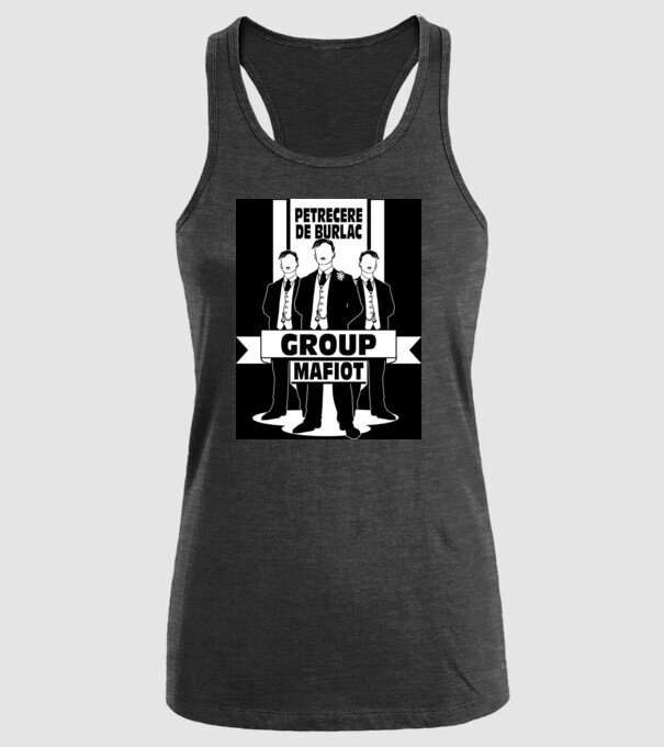 Group Mafiot model negru pe tricou