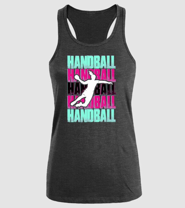 handball model negru pe tricou