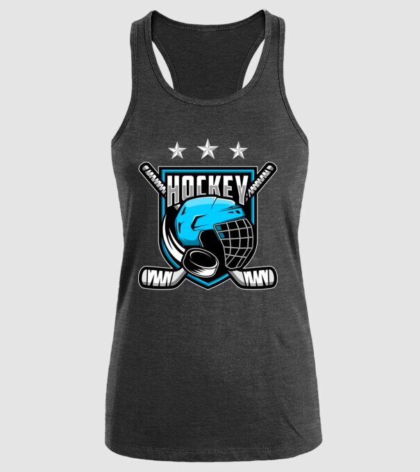 Hockey model negru pe tricou
