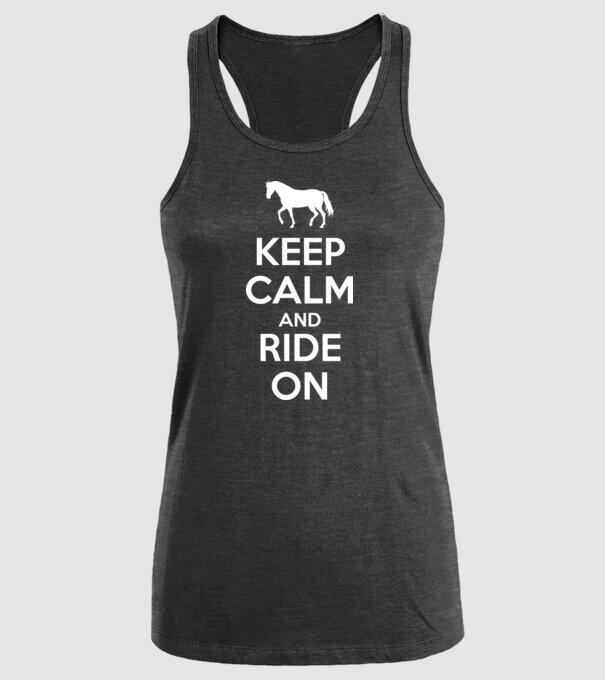 keep calm model negru pe tricou