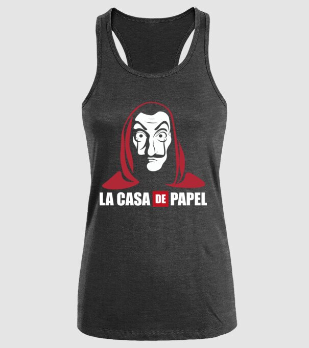 la cas de papel logo model negru pe tricou