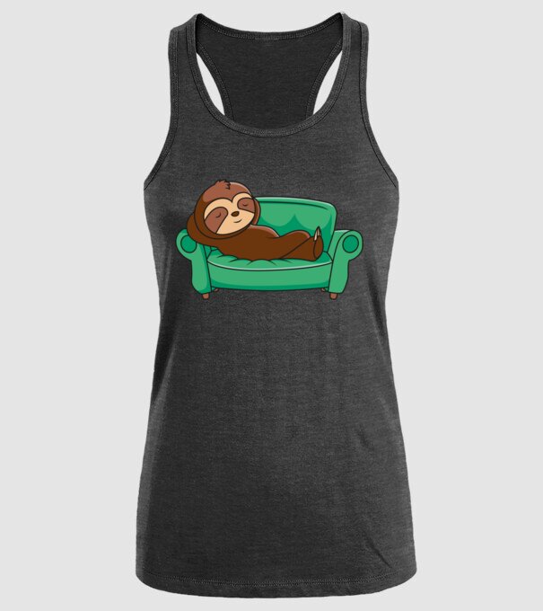 Leneș model negru pe tricou
