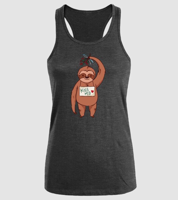 Leneș model negru pe tricou