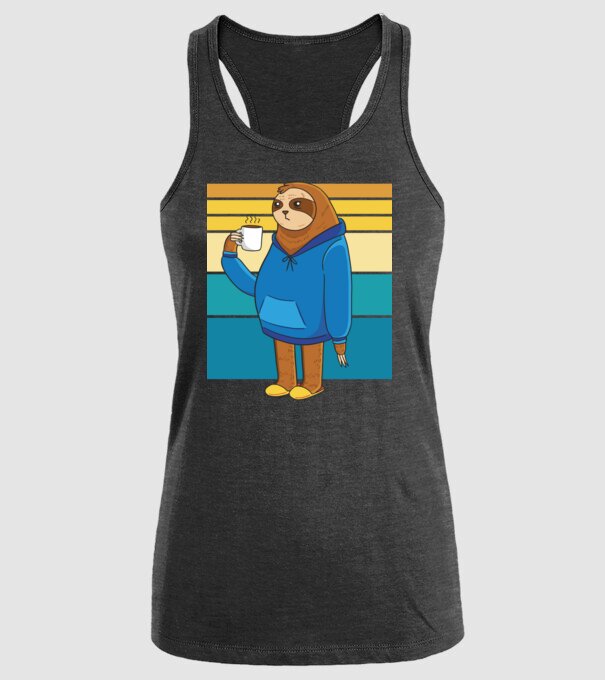 Leneș model negru pe tricou