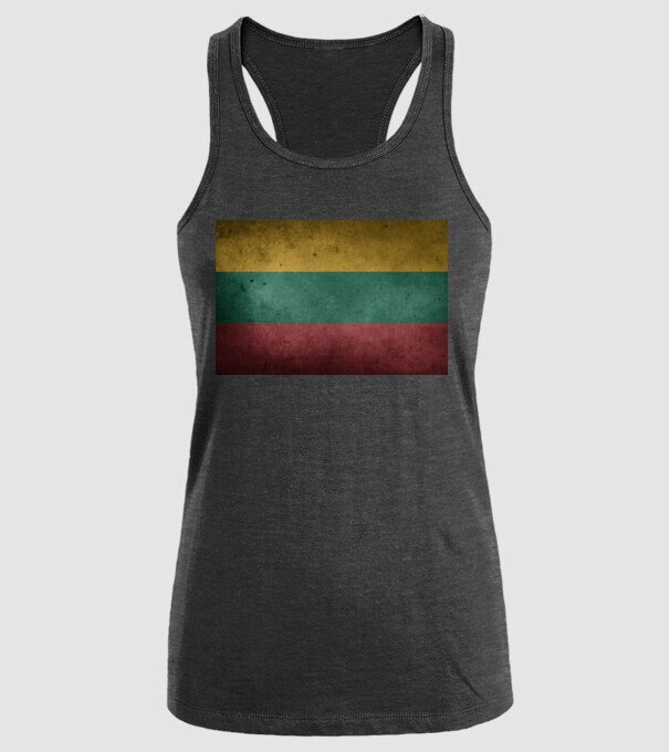 LITHUANIA model negru pe tricou