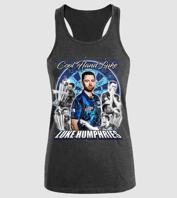 Luke Humphries Cool hand Luke model negru pe tricou