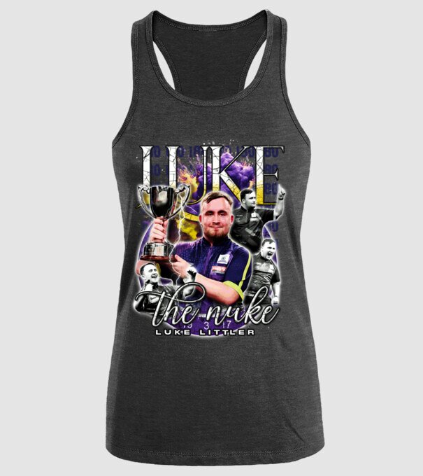 Luke the nuke model negru pe tricou