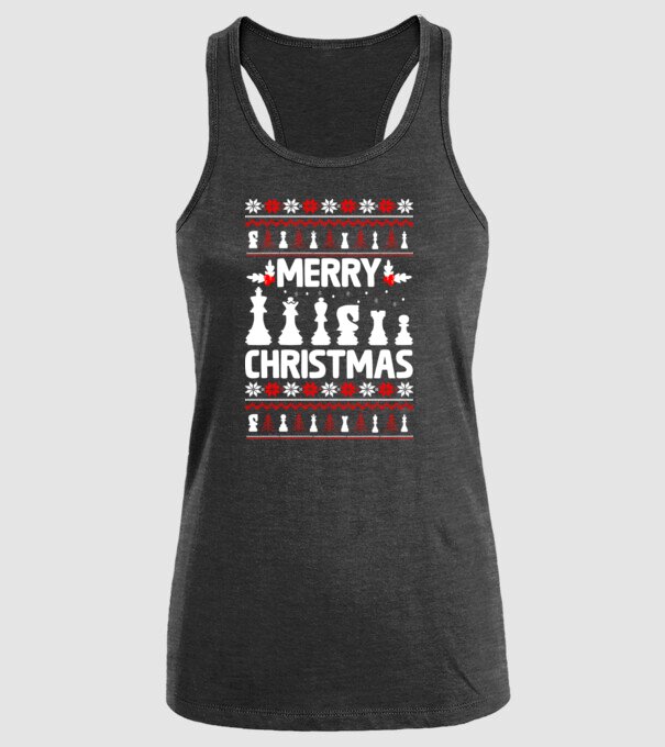 merry chessmass 2 model negru pe tricou