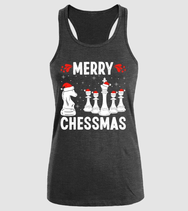 merry chessmass model negru pe tricou