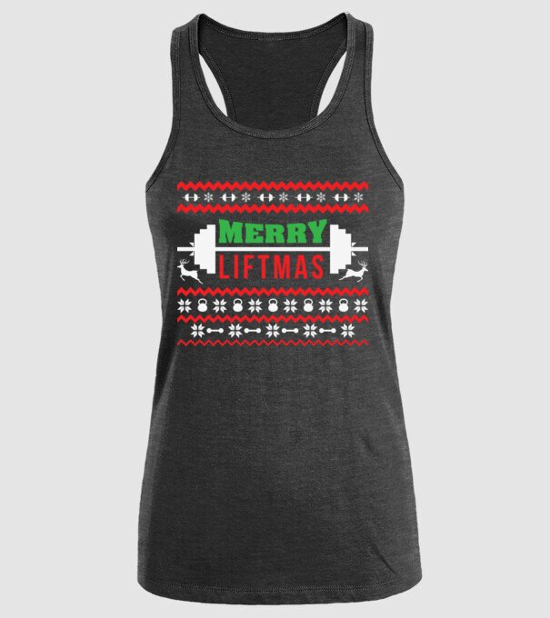 Merry liftmas 2 model negru pe tricou