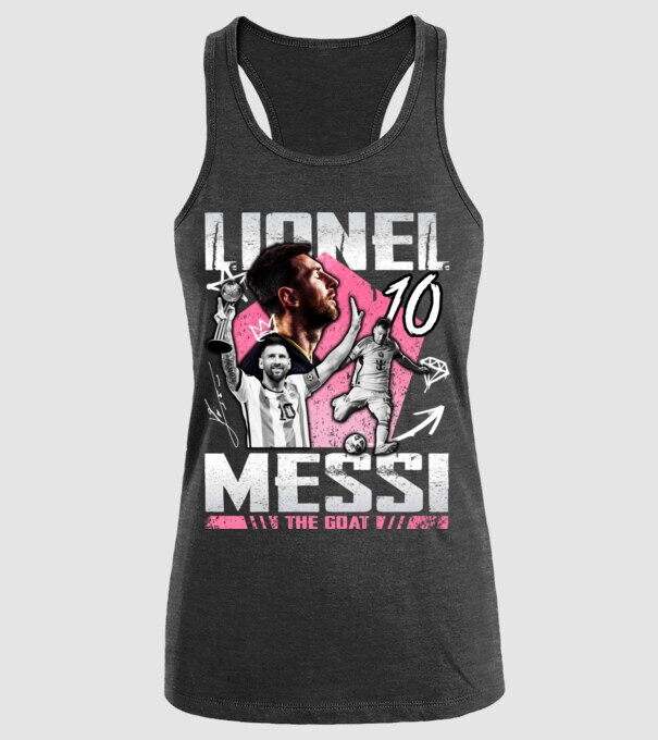 Messi tribute model negru pe tricou