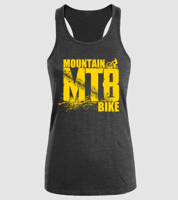 MTB model negru pe tricou