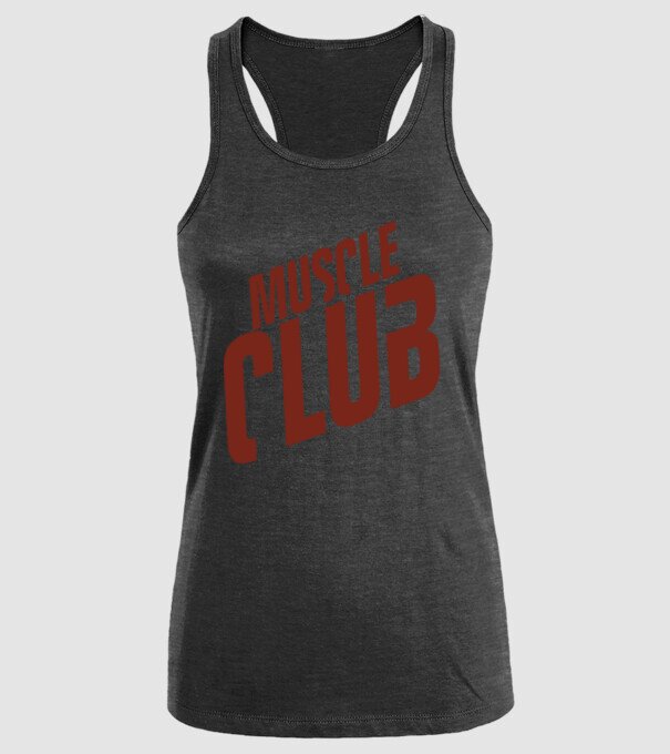 Muscle Club model negru pe tricou