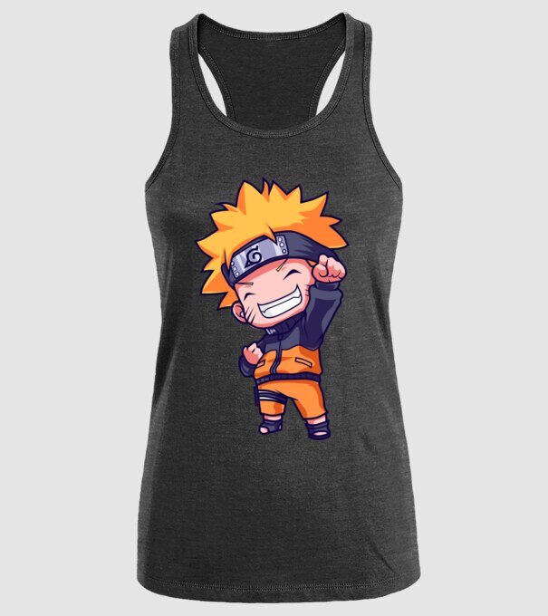 NARUTO model negru pe tricou