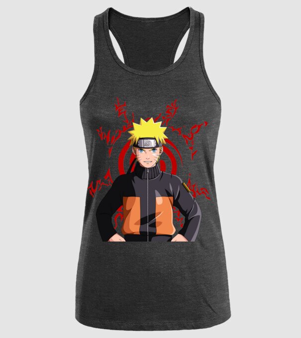 NARUTO model negru pe tricou