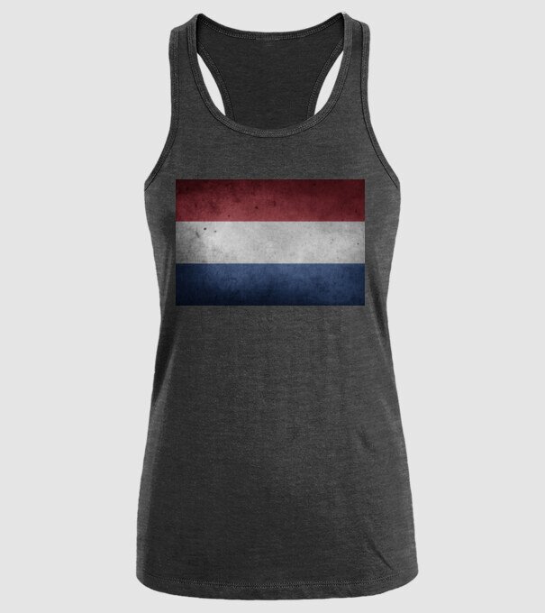 NETHERLANDS model negru pe tricou
