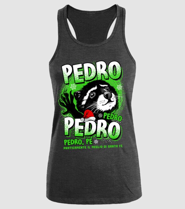 Pedro pedro christmas model negru pe tricou