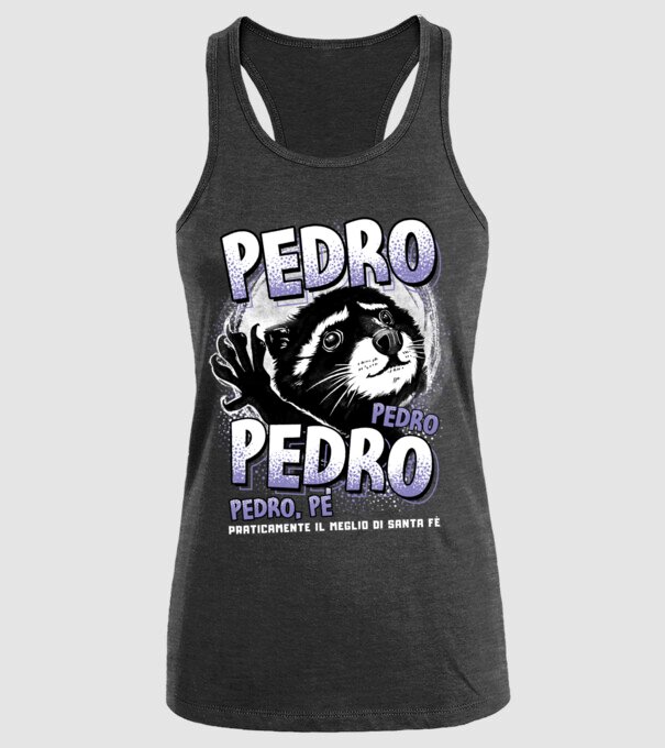 PEDRO PEDRO PEDRO model negru pe tricou