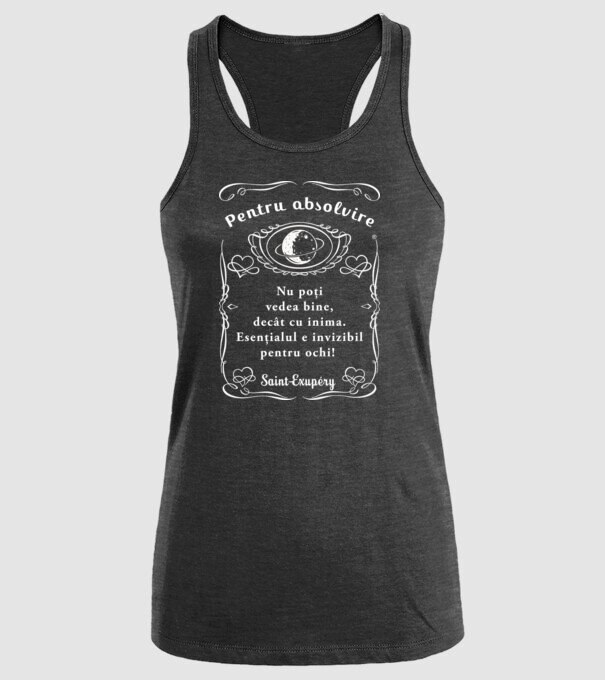 pentru absolvire model negru pe tricou