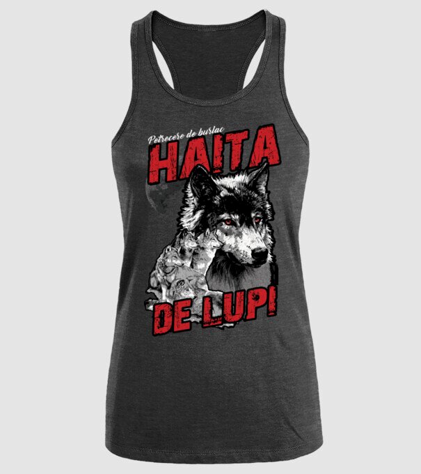 Petrecere de burlac - haită de lupi model negru pe tricou