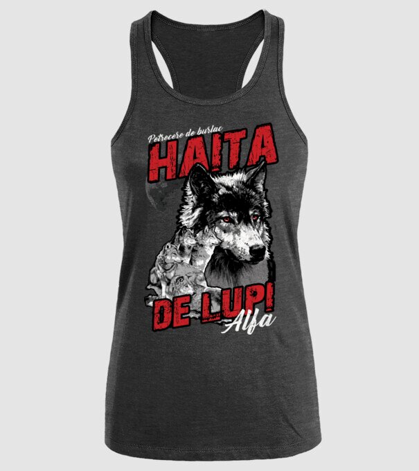 Petrecere de burlac - haită de lupi masculi alfa model negru pe tricou
