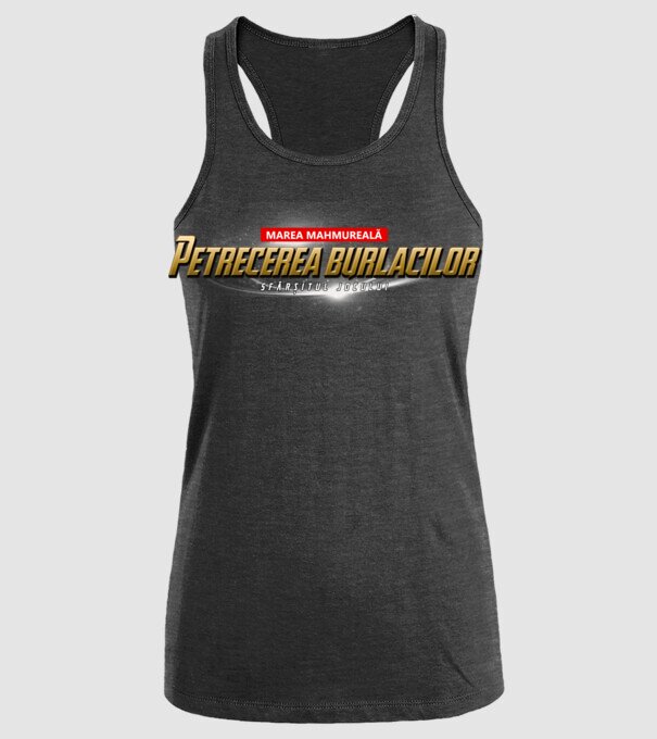 Petrecere de burlac Sfârșitul jocului model negru pe tricou