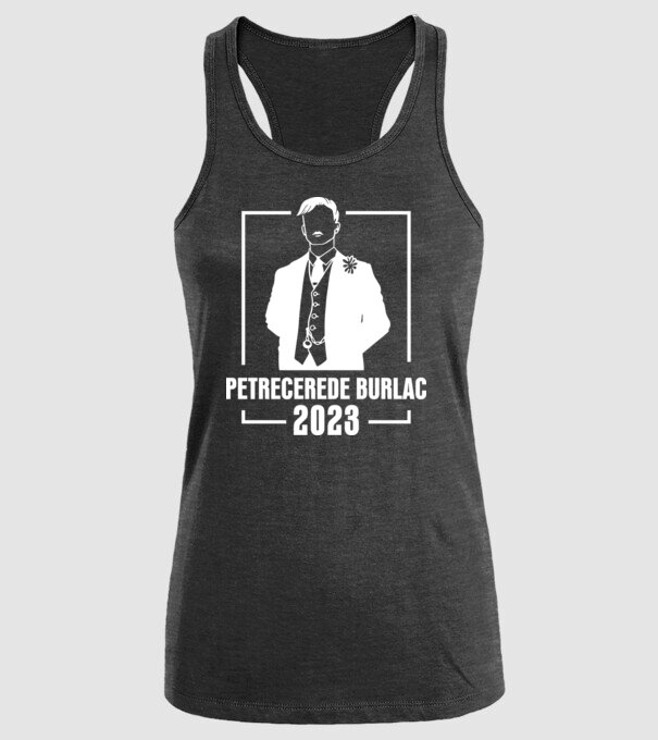 Petrecere de burlac model negru pe tricou