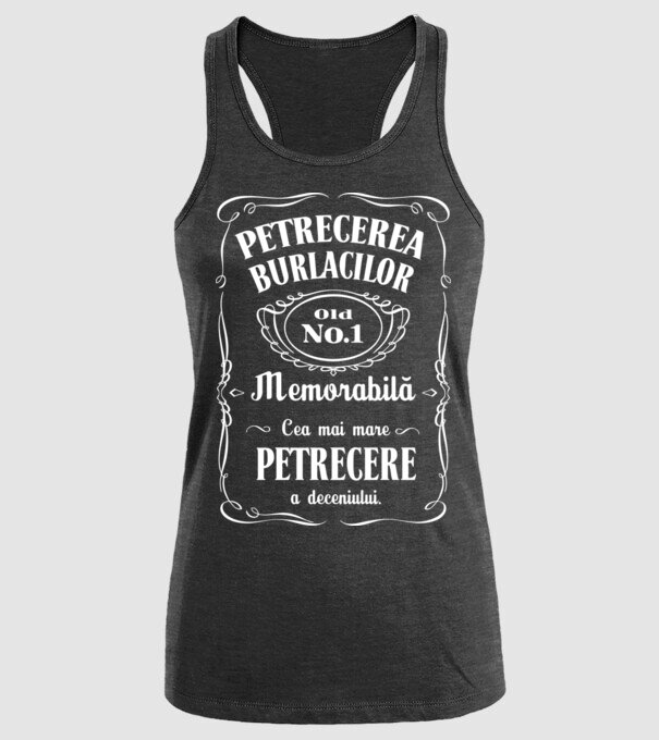 petrecerea burlacilor - memorabilă - cea mai mare petrecere a deceniului model negru pe tricou